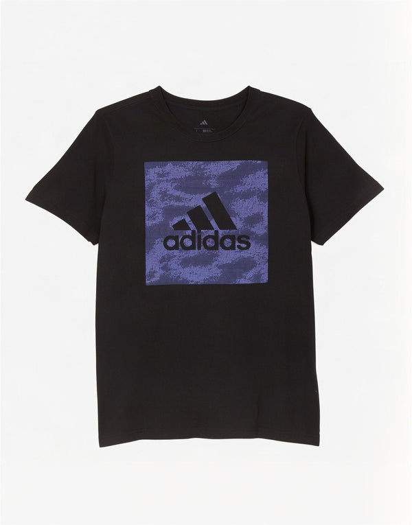 Adidas Mens Regular Fit Graphic T-Shirt Top Large Black