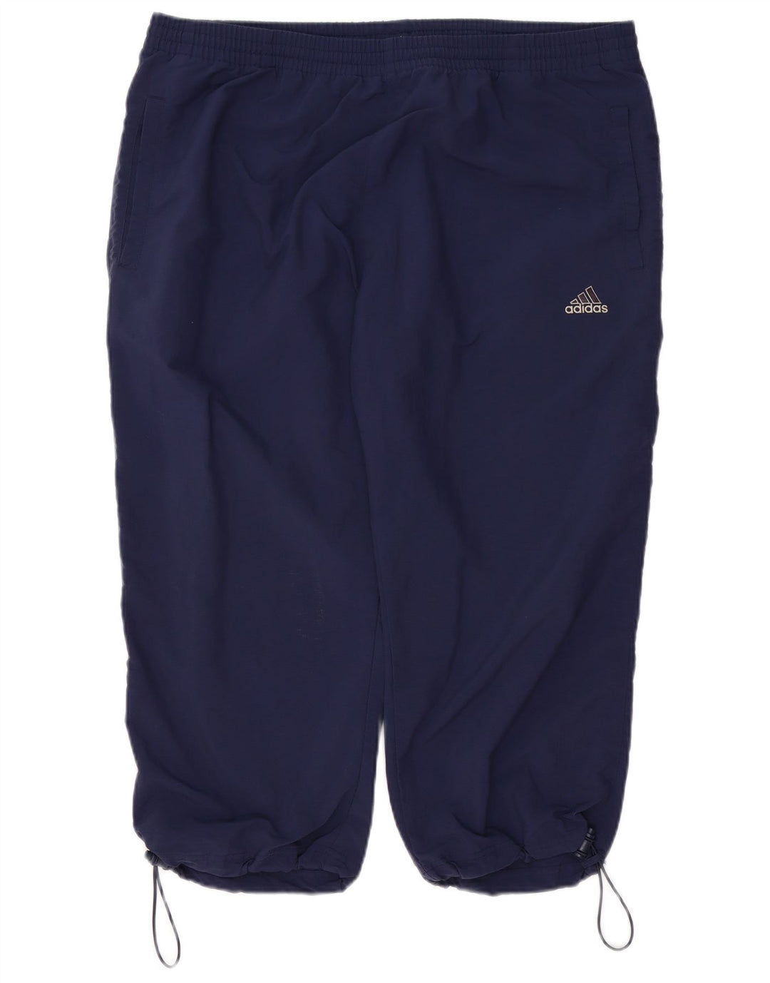 ADIDAS Mens Capri Tracksuit Trousers XL  Navy Blue Polyester