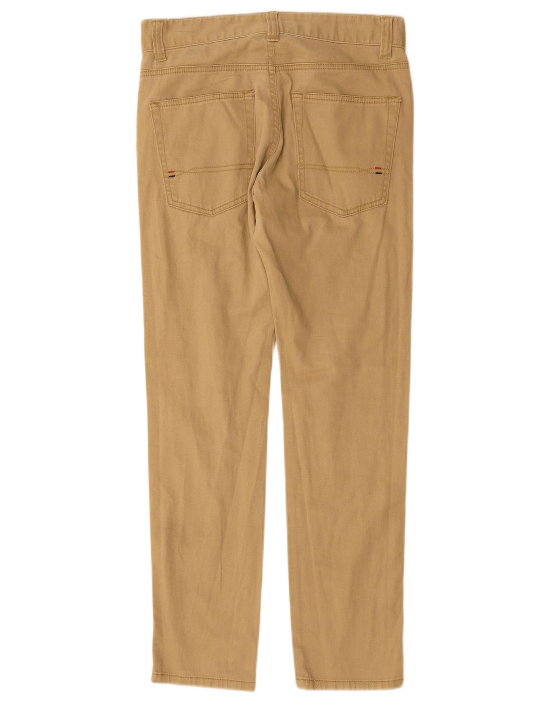 TOMMY HILFIGER Boys Slim Casual Trousers 11-12 Years W28 L26 Beige Cotton