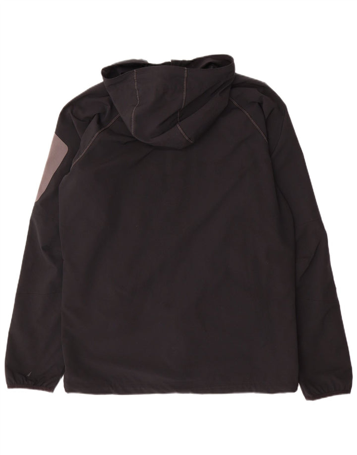 Columbia Mens Hooded Rain Jacket UK 38 Medium Black Polyester