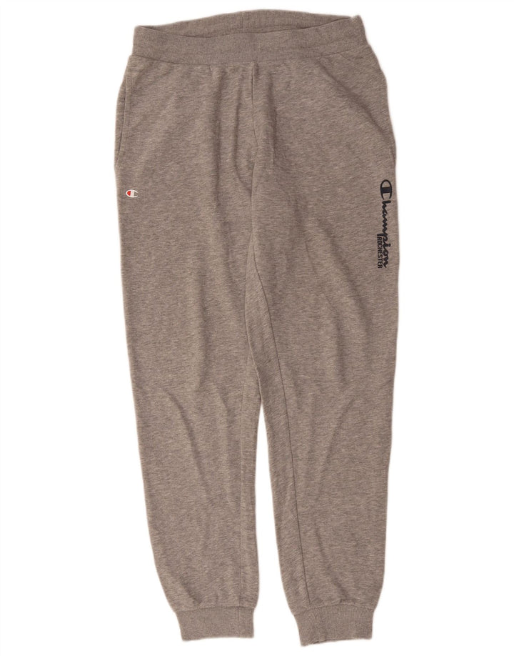 Champion Mens Rochester Graphic Tracksuit Trousers Joggers Large Grey