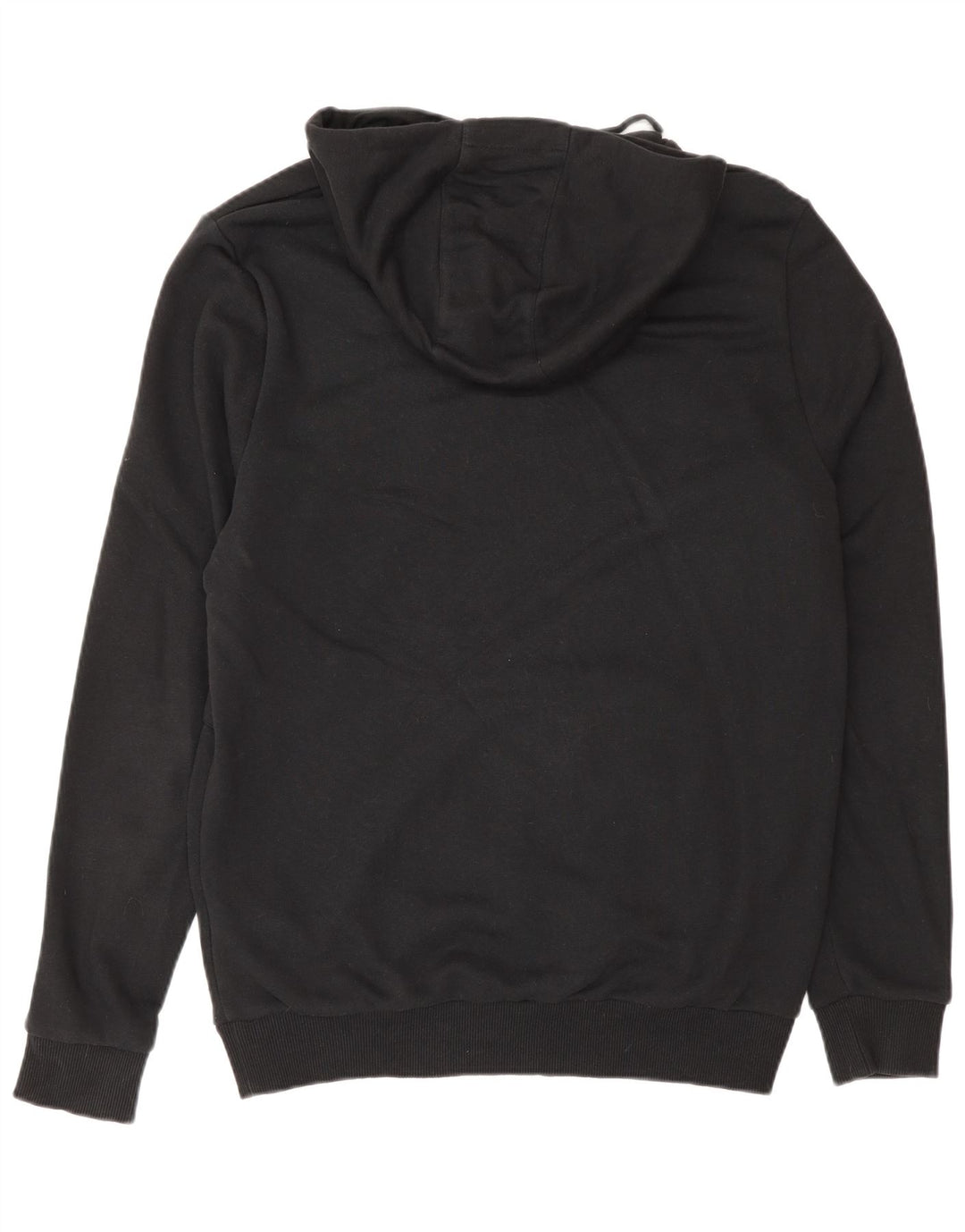 Fila Mens Hoodie Jumper IT 50 Medium Black Cotton