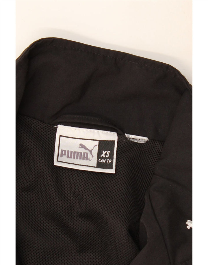 PUMA Mens Loose Fit Tracksuit Top Jacket XS Black