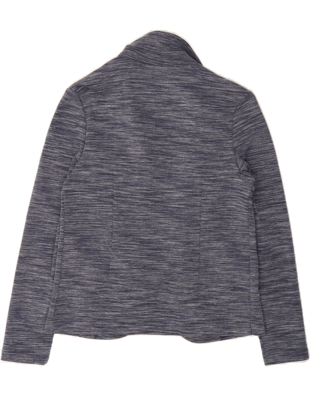 MARKS & SPENCER Womens Open Blazer Jacket UK 10 Small Navy Blue Flecked Vintage Marks & Spencer and Second-Hand Marks & Spencer from Messina Hembry 