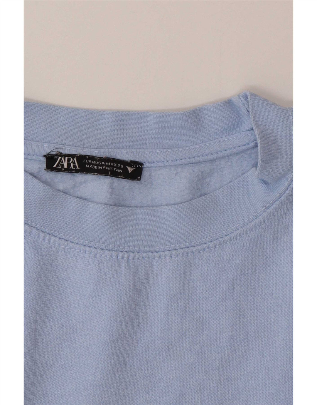 Zara Womens Sweatshirt Jumper UK 14 Medium Blue