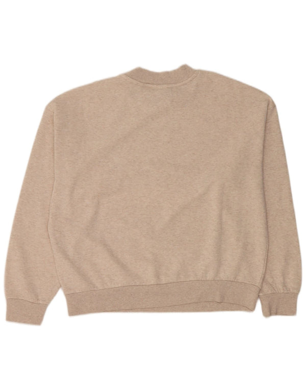 Kappa Womens Sweatshirt Jumper UK 14 Medium Beige