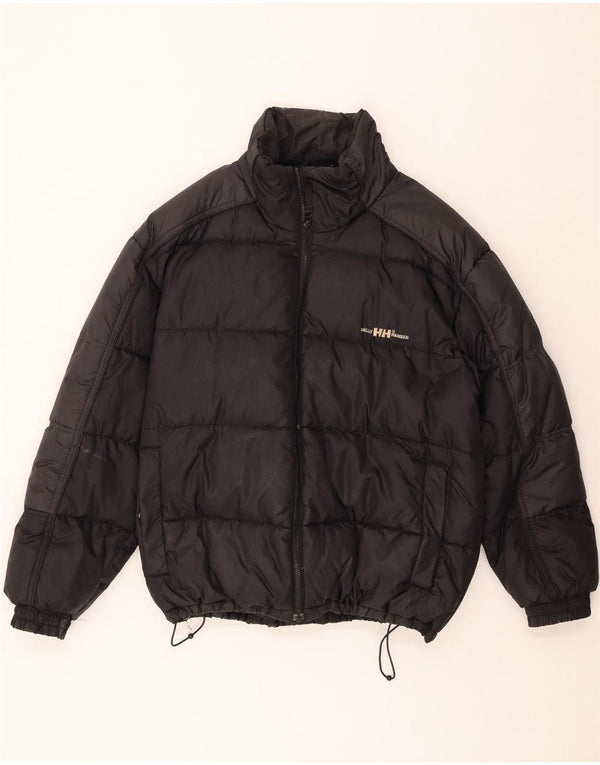 HELLY HANSEN Mens Padded Jacket UK 40 Large Black Nylon