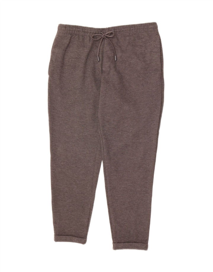 ZARA Womens Tracksuit Trousers Joggers UK 14 Large  Grey Polyester Vintage Zara and Second-Hand Zara from Messina Hembry 