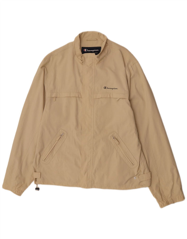 Champion Mens Utility Jacket UK 42 XL Beige Polyamide