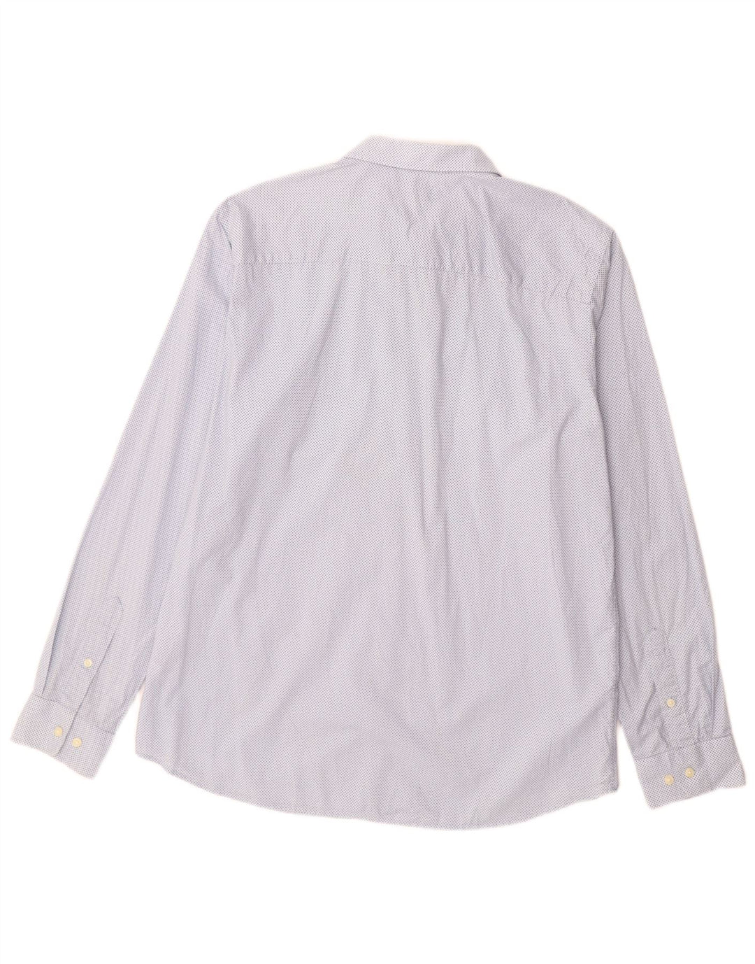 JACK & JONES Mens Premium Shirt Size 44 XL Blue Spotted Cotton