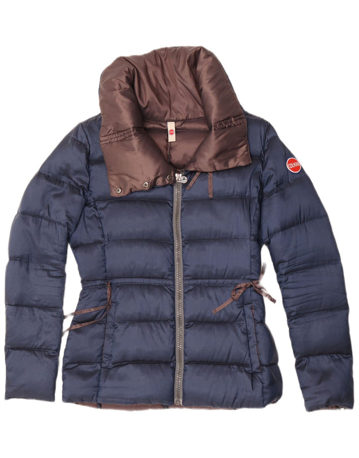 Colmar Womens Padded Jacket IT 44 Medium Navy Blue