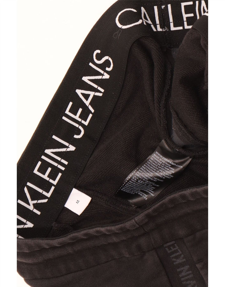 Calvin Klein Mens Graphic Sport Shorts Medium Black Cotton