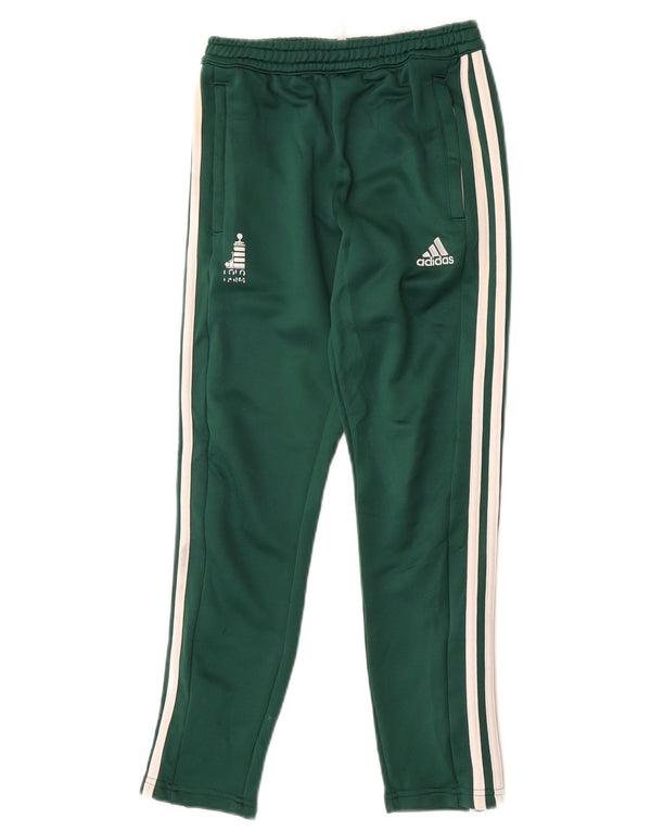 Adidas Boys Tracksuit Trousers 9-10 Years Green Sports