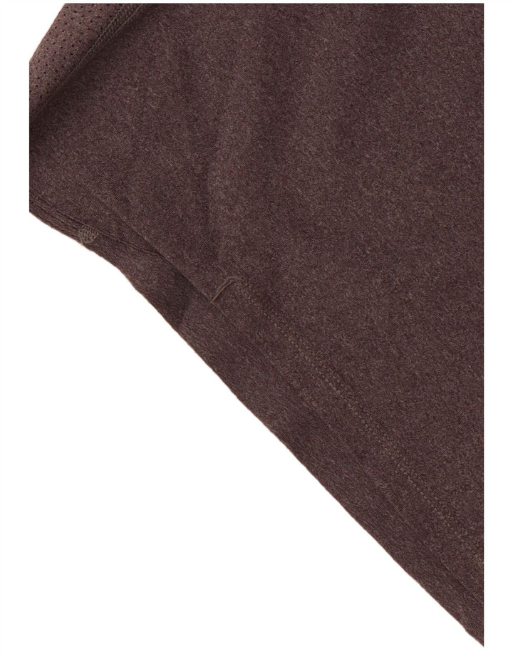 NIKE Mens T-Shirt Top Medium Grey Colourblock Polyester