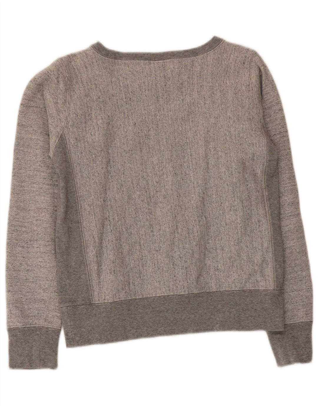 Champion Womens Sweatshirt Jumper UK 10 Small Grey Colourblock