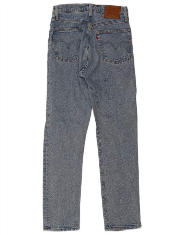 Levi's Womens 501 Straight Jeans W26 L28 Blue