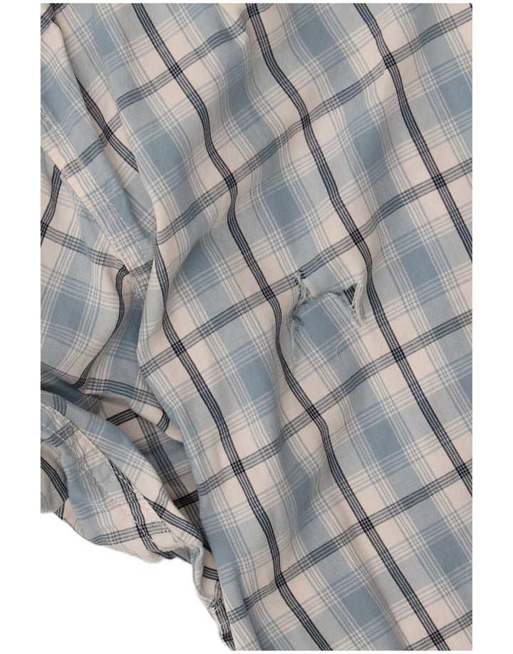 Wrangler Mens Shirt XL Blue Check