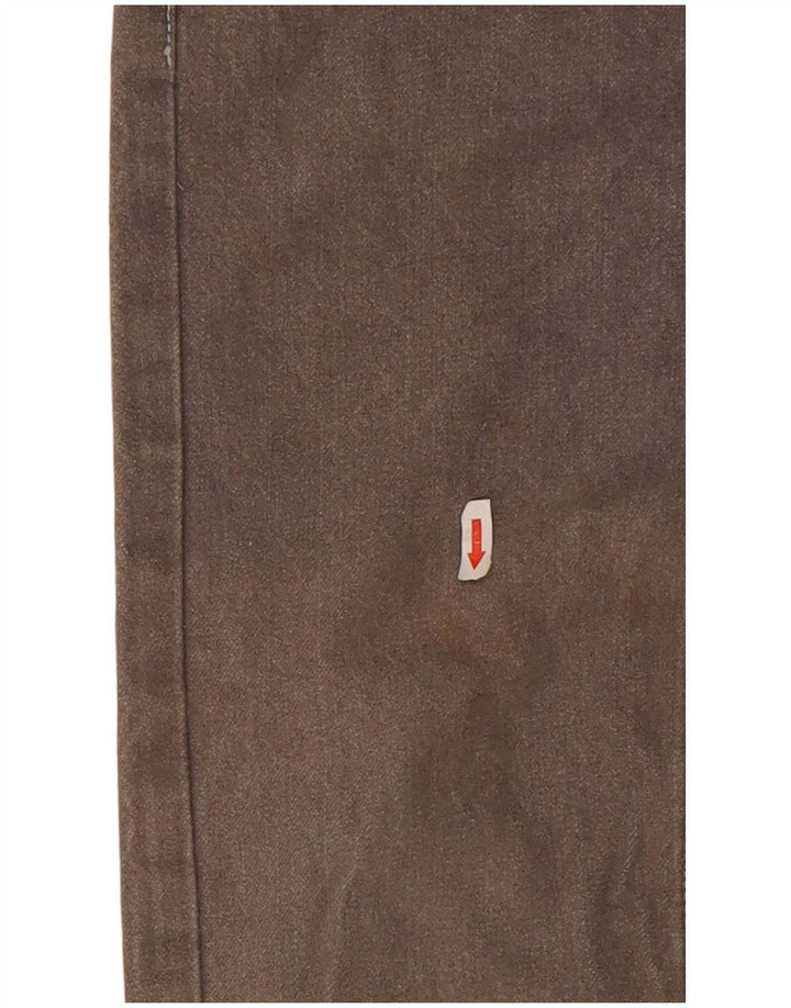 Levi's Womens 505 Regular Straight Jeans W25 L25 Grey Cotton