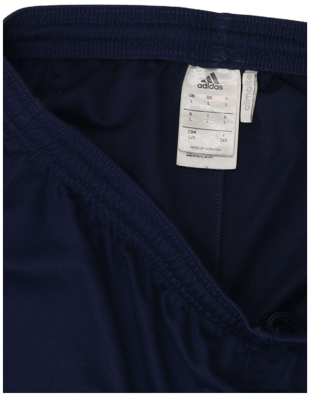 Adidas Mens Climalite Sport Shorts Large Navy Blue Polyester
