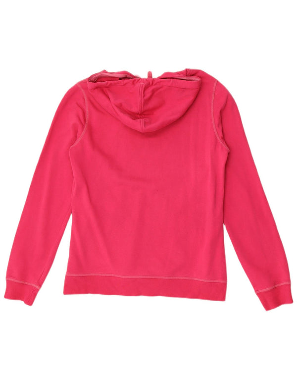 Champion Womens Heritage Fit Graphic Hoodie Jumper UK 14 Large Pink