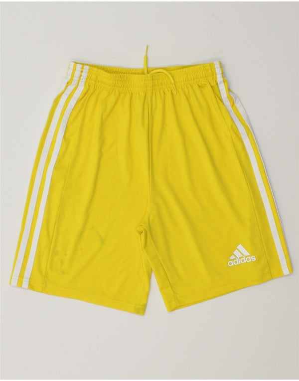 Adidas Boys Aeroready Sport Shorts 15-16 Years  Yellow Polyester