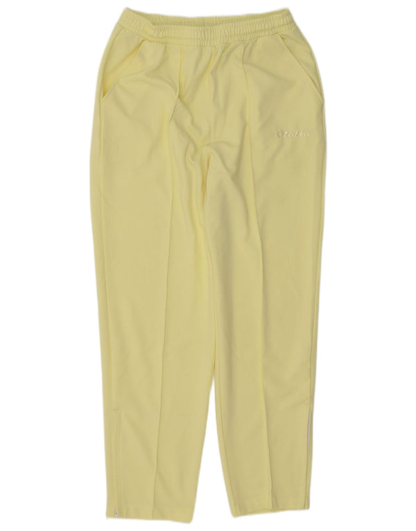 LOTTO Womens Tracksuit Trousers UK 18 XL Yellow Polyester