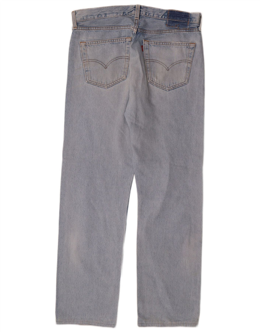 LEVI'S Mens Straight Jeans W34 L29  Blue Cotton