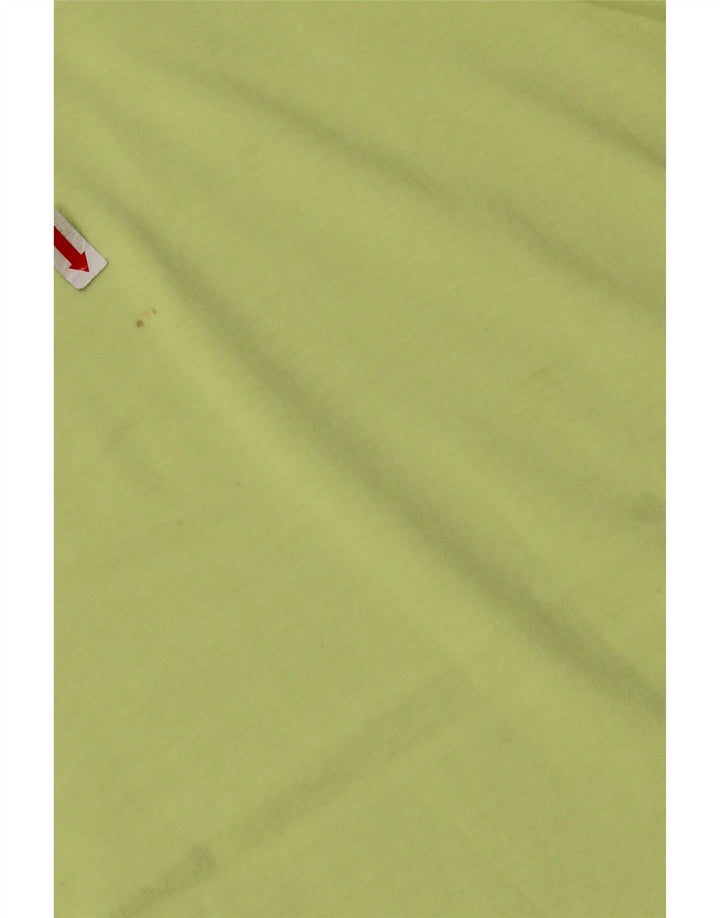 CHAMPION Mens Graphic T-Shirt Top 2XL Green Cotton