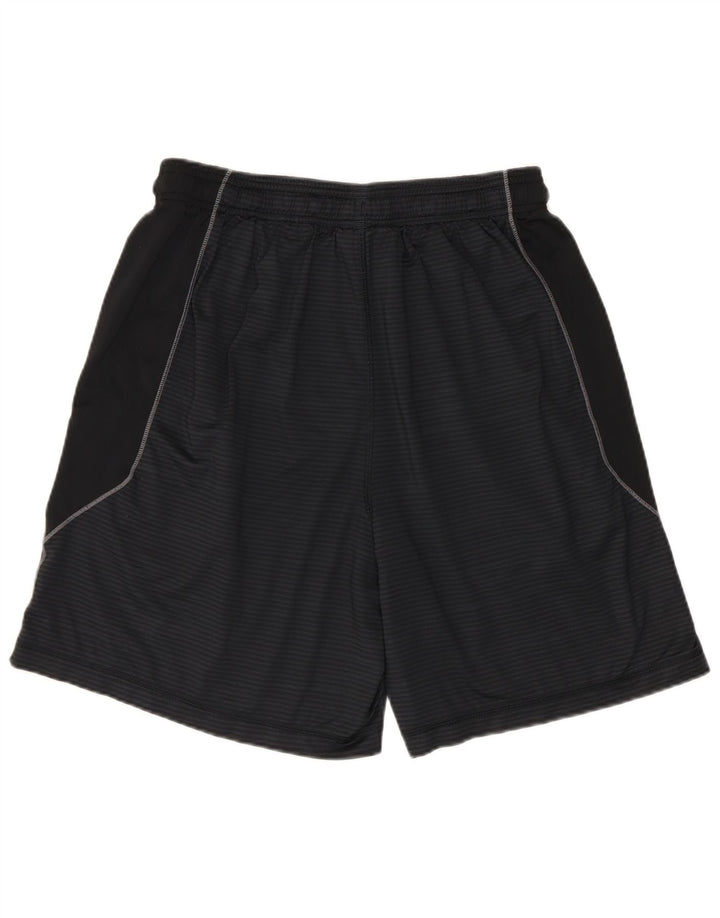Under Armour Mens Graphic Sport Shorts Medium  Black Pinstripe