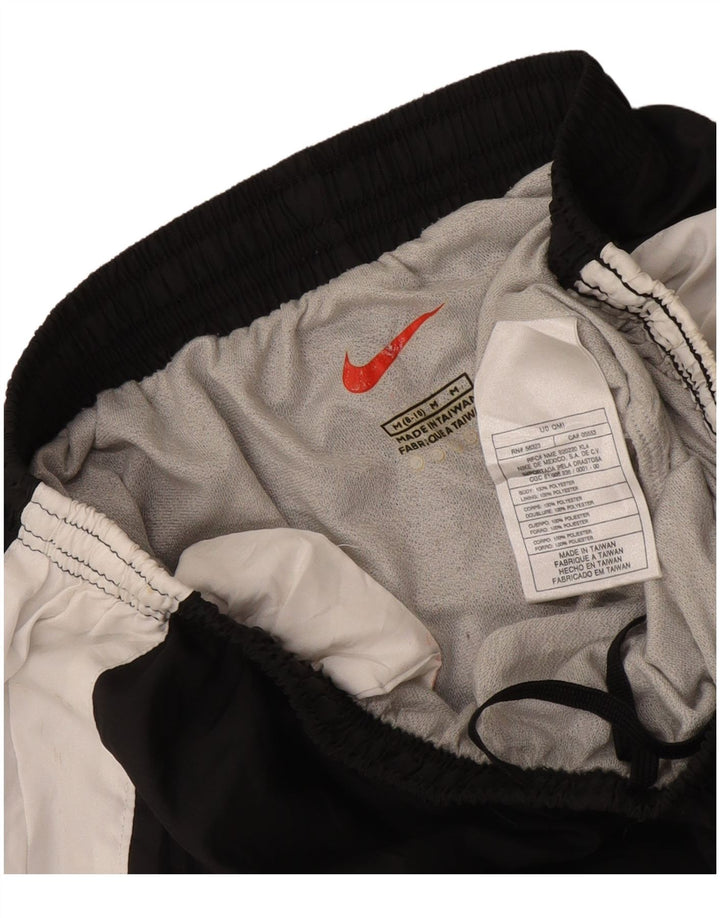 Nike Womens Sport Shorts US 8/10 Medium  Black Colourblock Polyester