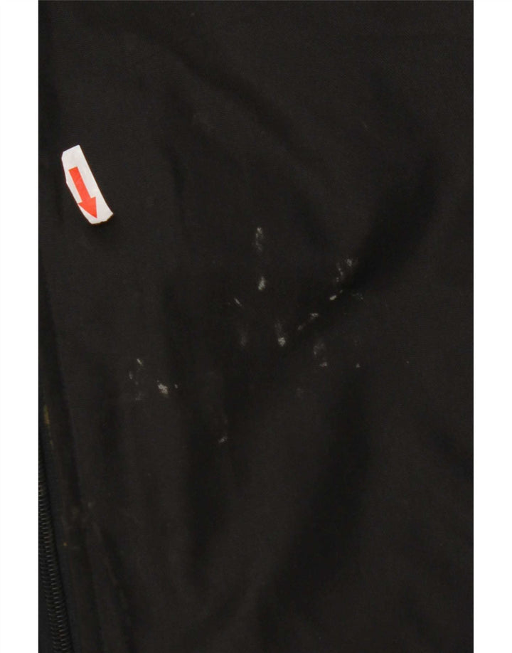 Kappa Mens Windbreaker Jacket UK 42 XL Black Polyester