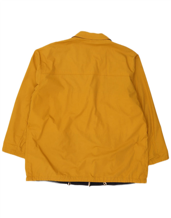 Vintage Mens Utility Jacket IT 56 3XL Yellow Polyester