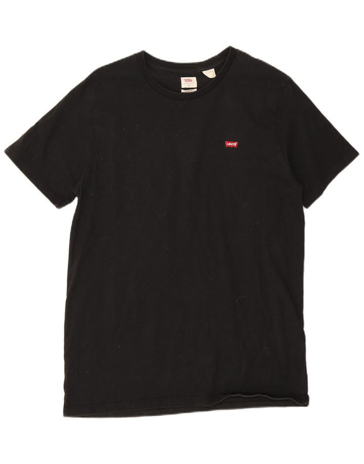 Levi's Mens Standard T-Shirt Top Medium Black Cotton