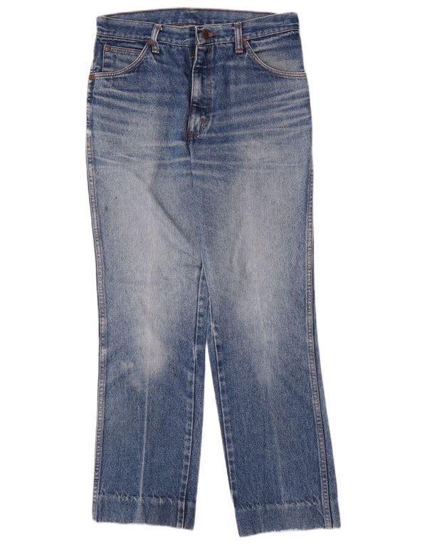 Wrangler Mens Straight Jeans W30 L28 Blue Cotton Classic