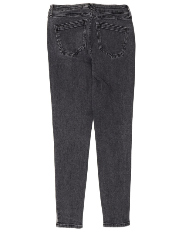 Reiss Womens Skinny Jeans W28 L29 Grey Cotton