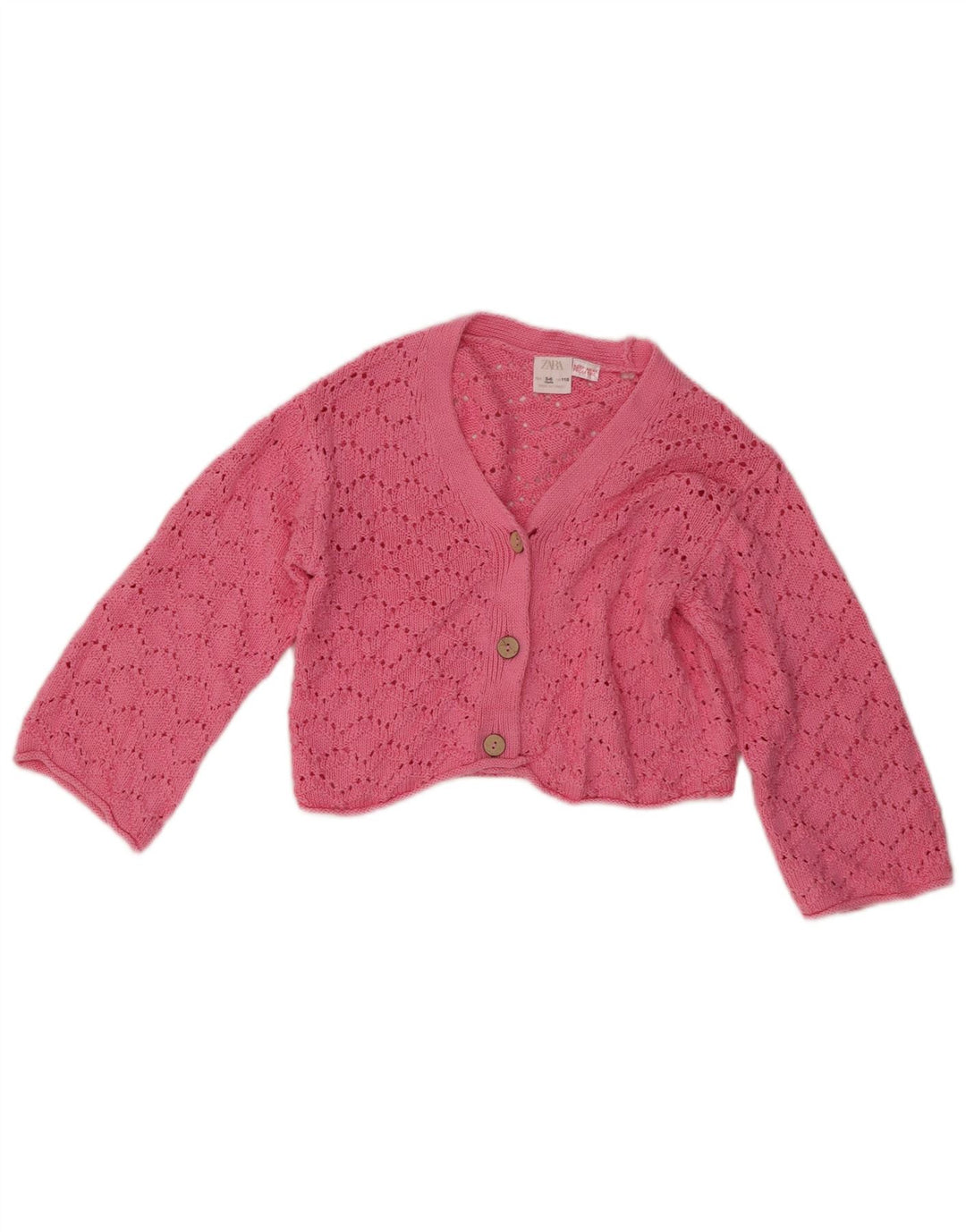 Zara Girls Cardigan Sweater 5-6 Years Pink