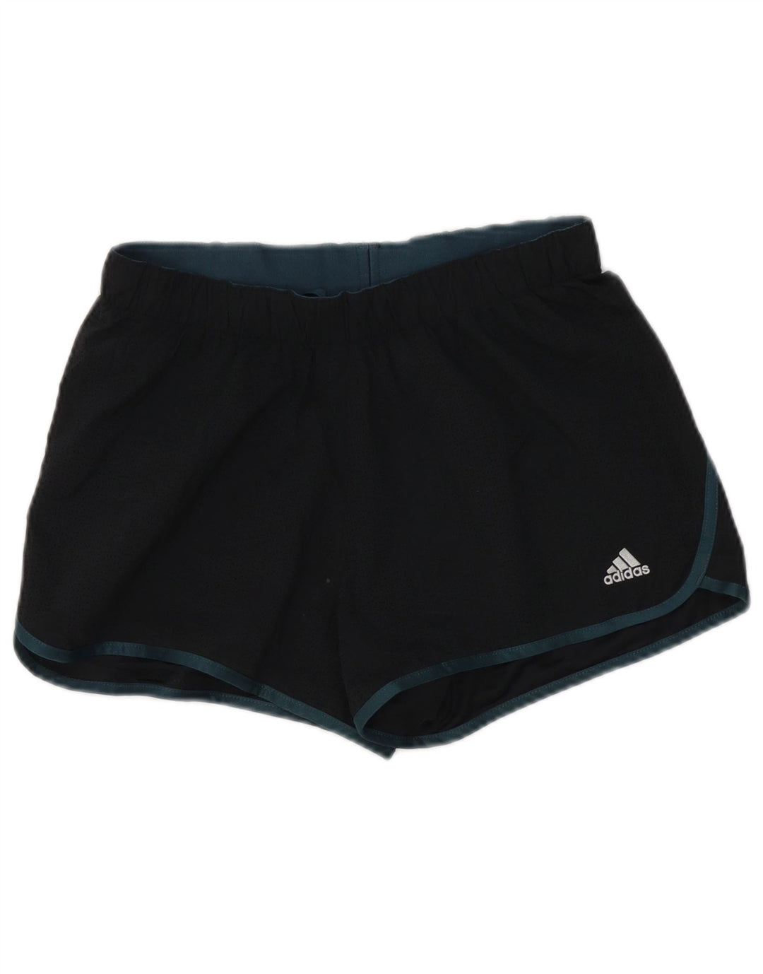 Adidas Womens Sport Shorts UK 10 Small Black Polyester