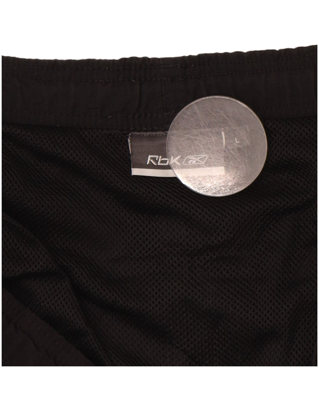 Reebok Mens Swimming Shorts Large  Black Nylon
