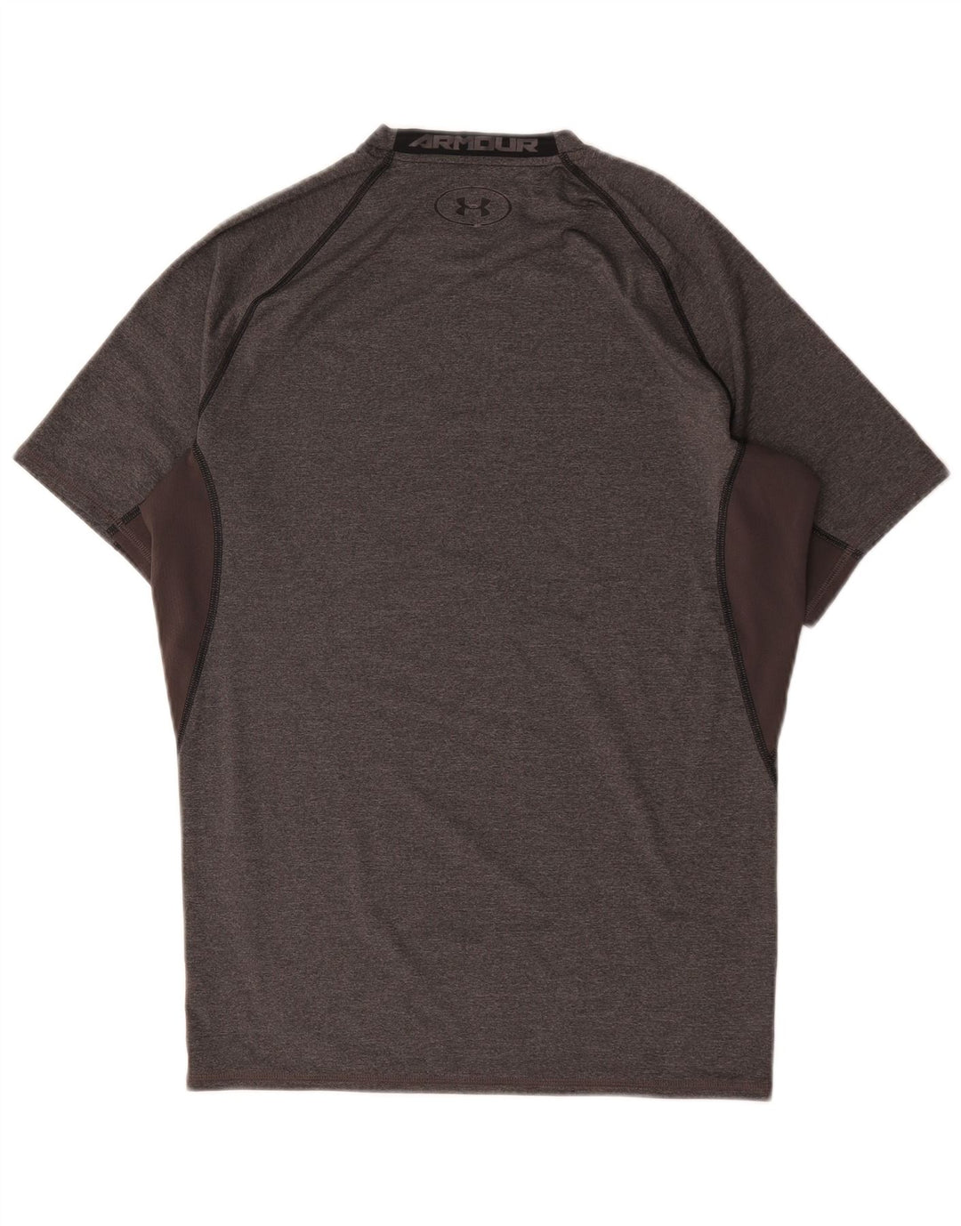 Under Armour Mens T-Shirt Top Medium Grey Colourblock