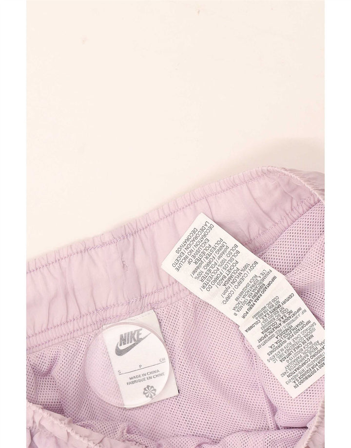 Nike Womens Sport Shorts UK 8 Small  Purple Polyester