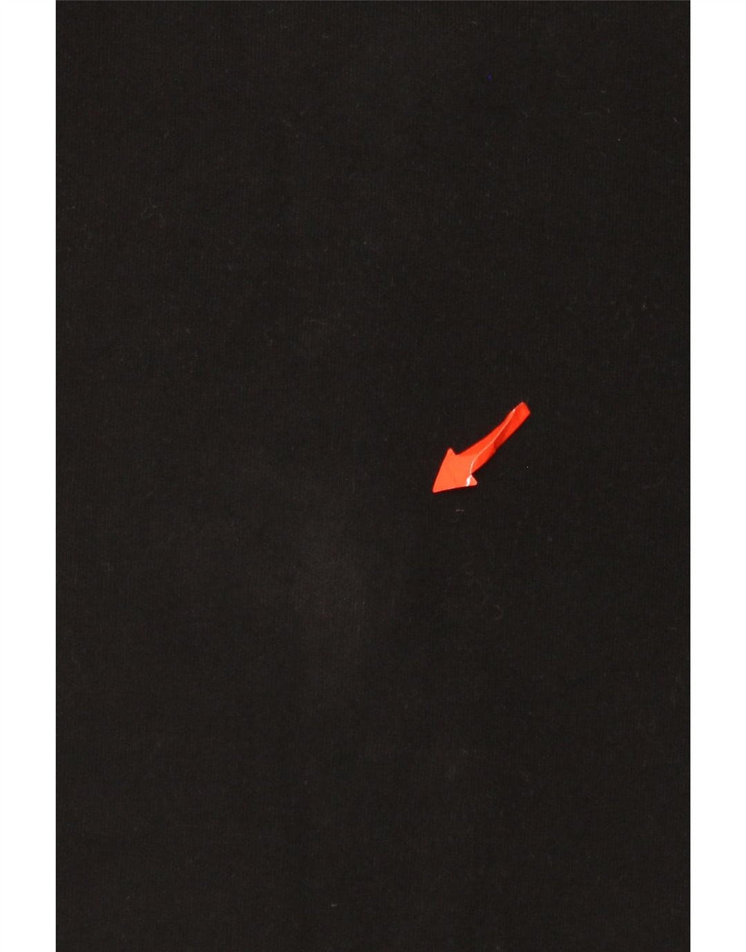 Zara Womens Zip Neck T-Shirt Top UK 14 Medium Black Cotton