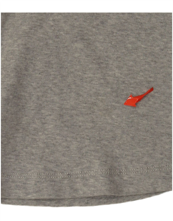 TOMMY HILFIGER Womens Long Sleeve Polo Shirt UK 8 Small Grey