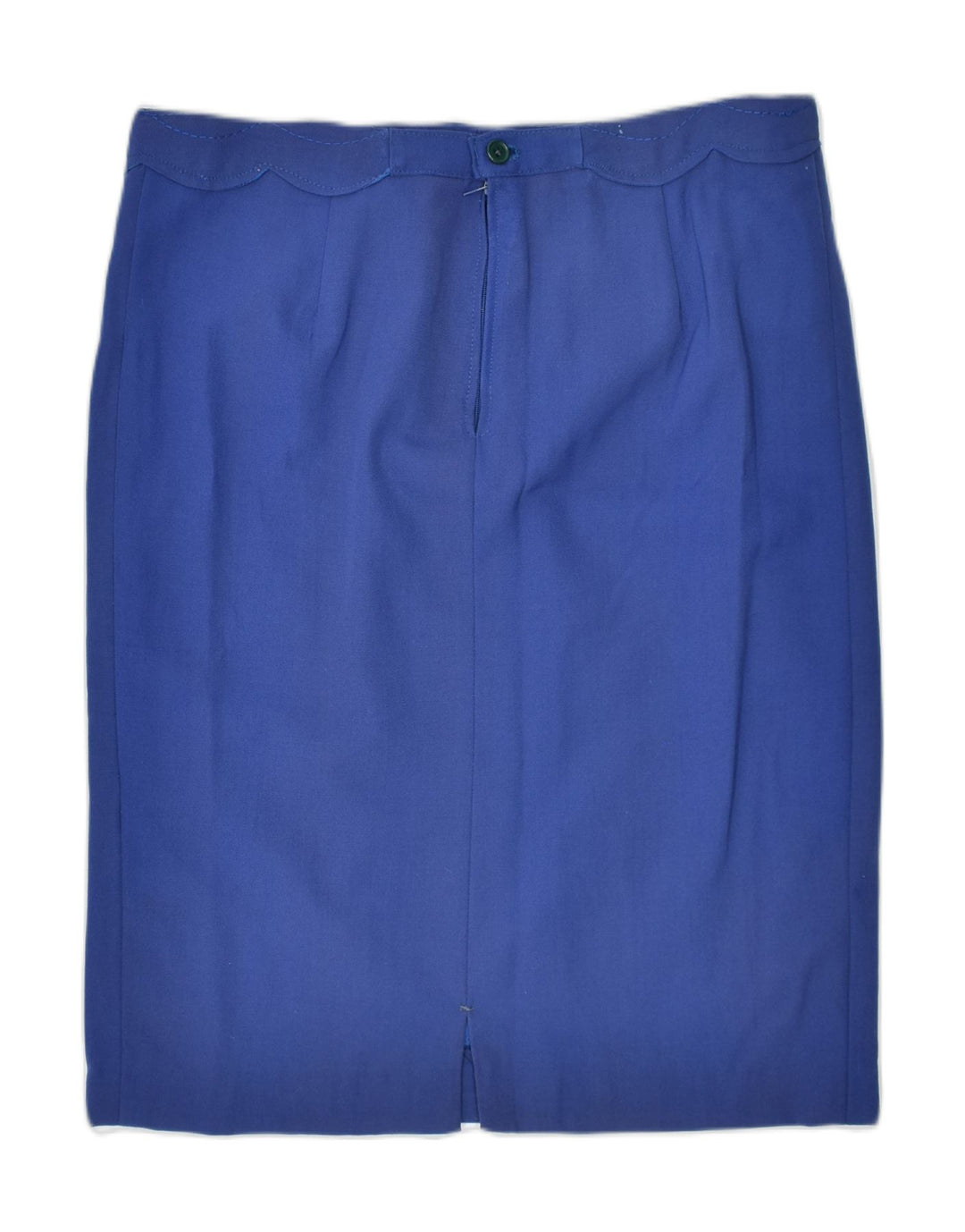 VINTAGE Womens Straight Skirt Large W32 Blue | Vintage | Thrift | Second-Hand | Used Clothing | Messina Hembry 