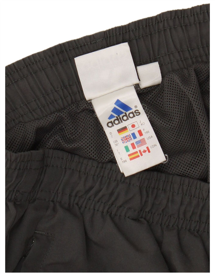 Adidas Mens Tracksuit Trousers Large Grey Polyester