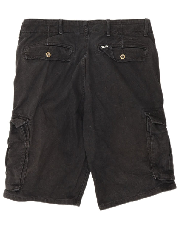 Levi's Mens Cargo Shorts W32 Medium Black Cotton