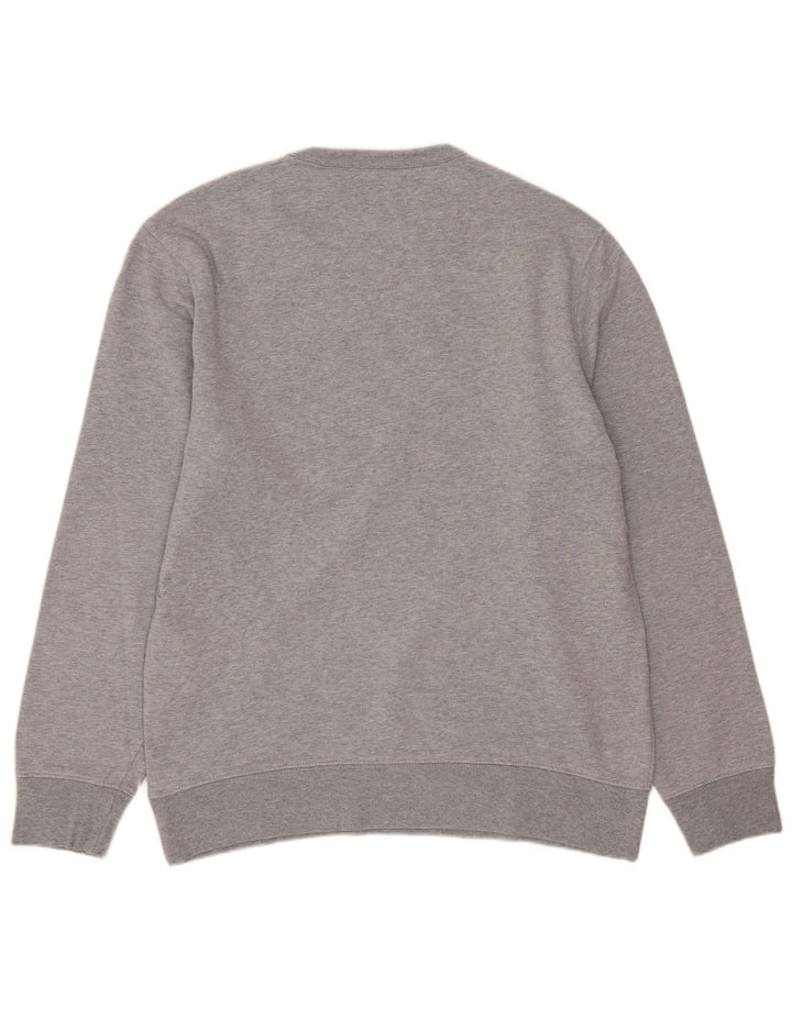 Levi's Mens Graphic Sweatshirt Jumper XS Grey Flecked Cotton