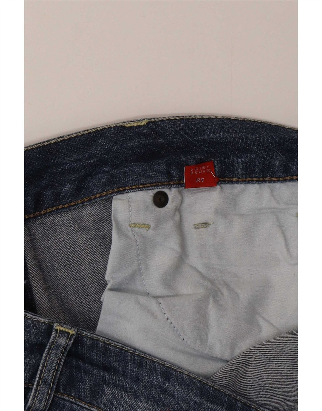 Esprit Womens Low Waist Bootcut Jeans UK 12 Medium W32 L34 Blue