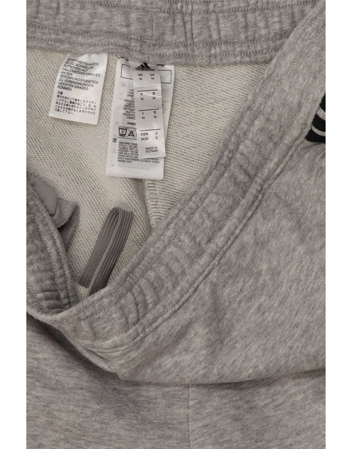 Adidas Mens Tracksuit Trousers Medium Grey Cotton