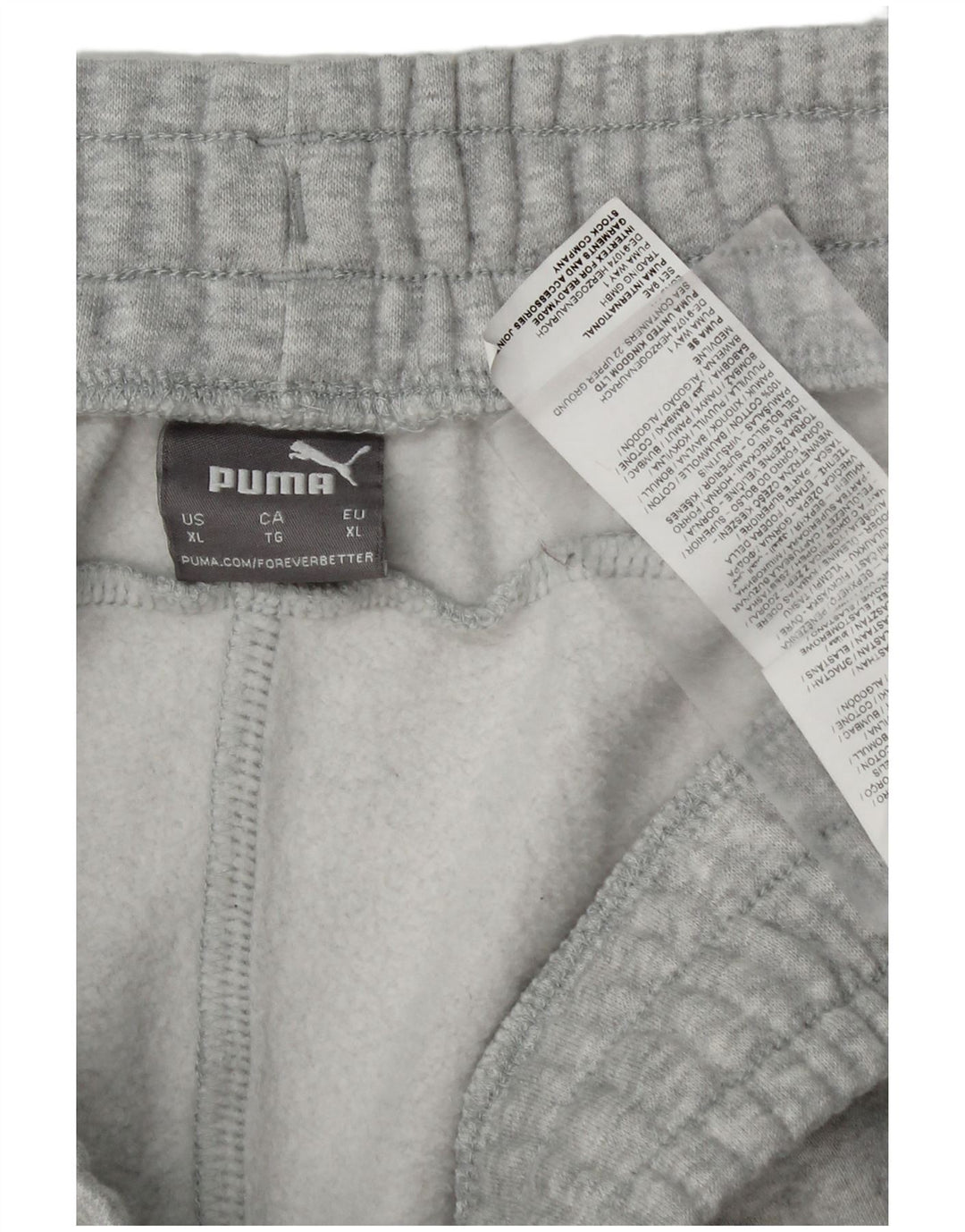 PUMA Mens Tracksuit Trousers Joggers XL  Grey Cotton