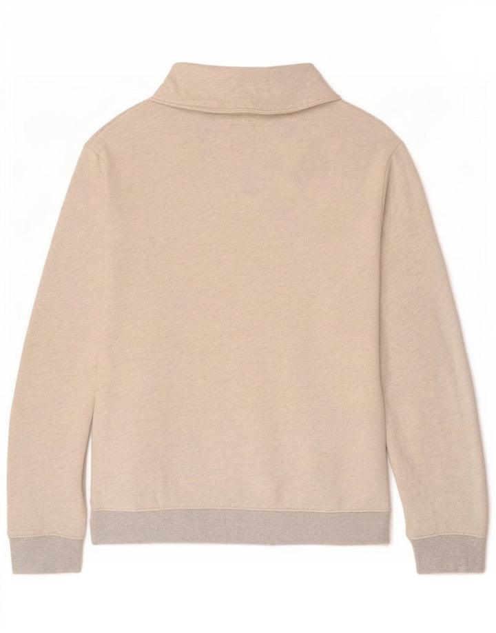 Levi's Mens Shawl Neck Sweatshirt Jumper Medium Grey Flecked Cotton